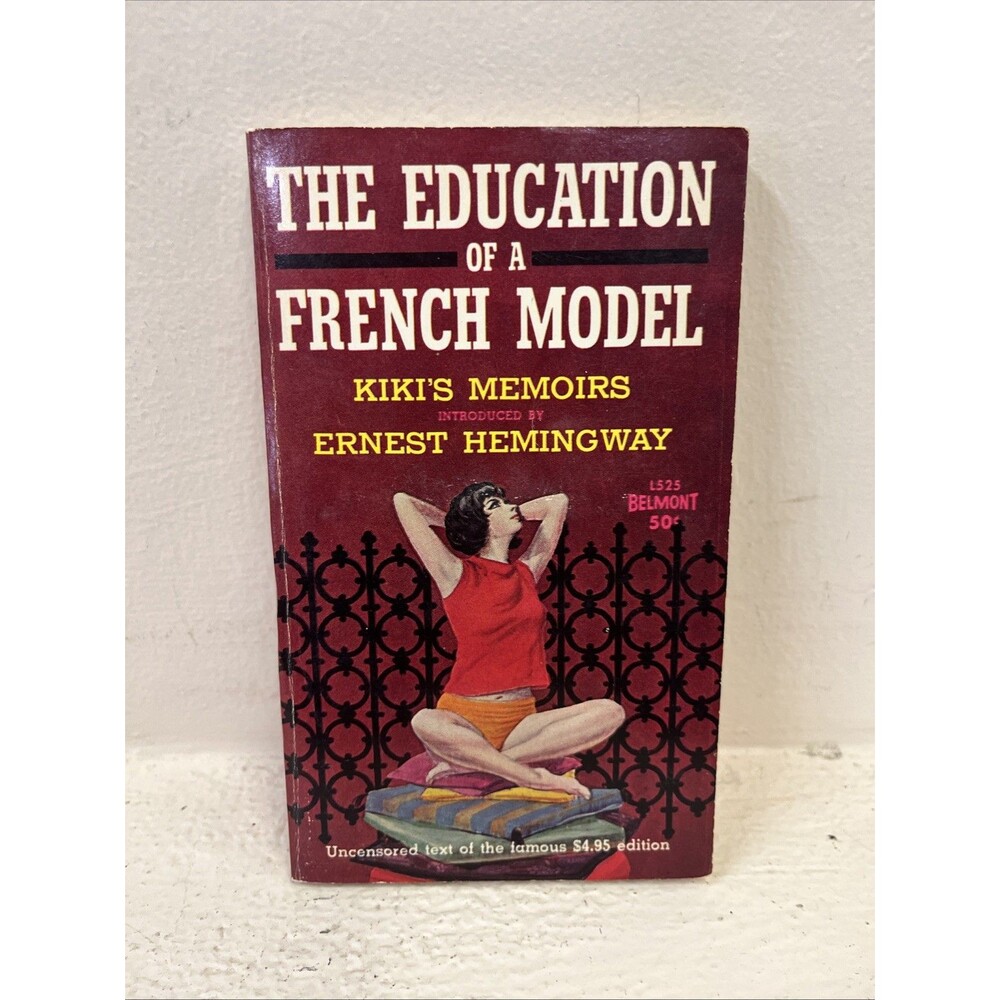 The Education of a French Model Kiki / Alice Prin 1962 Belmont 1st Prtg PB / VG+